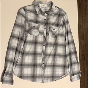 Plaid button up shirt
